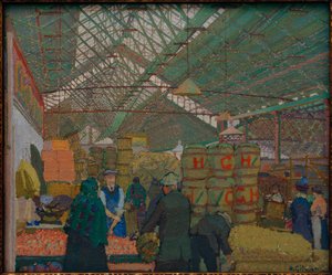 Markt Leedsissä tekijältä Harold Gilman