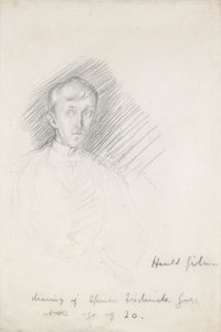 Frederick Spencer Goren muotokuva 1878-1914, c1911-1912 tekijältä Harold Gilman