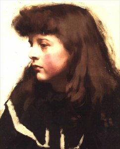 Tytön muotokuva tekijältä Harold Harvey