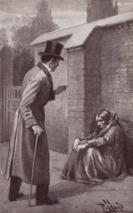 Kuvitus Charles Dickensin Edwin Droodin mysteeriin (litho) tekijältä Harold Hume Piffard