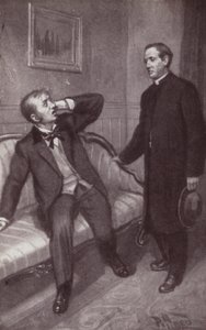 Kuvitus Charles Dickensin Edwin Droodin mysteeriin (litho) tekijältä Harold Hume Piffard