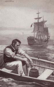 Kuvitus Charles Dickensin Edwin Droodin mysteeriin (litho) tekijältä Harold Hume Piffard
