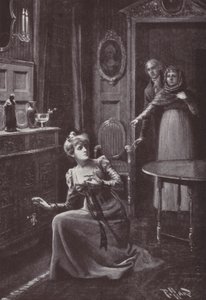 William Makepeace Thackerayn kuvitus Vanity Fairille (litho) tekijältä Harold Hume Piffard