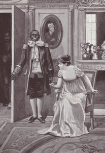 William Makepeace Thackerayn kuvitus Vanity Fairille (litho) tekijältä Harold Hume Piffard