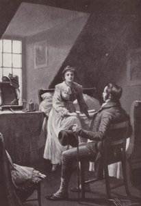 William Makepeace Thackerayn kuvitus Vanity Fairille (litho) tekijältä Harold Hume Piffard
