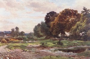 A Corner of Esher Common (värilitro) tekijältä Harold Sutton Palmer