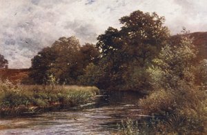 Wey Hankley Commonin kohdalla, lähellä Tilfordia (värilitro). tekijältä Harold Sutton Palmer