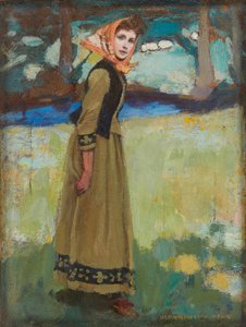 Home from the Fields (öljy kankaalle)