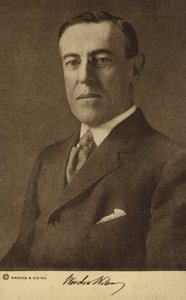 Woodrow Wilson (s/w-kuva) tekijältä Harris & Ewing