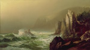 Grand Mananin saari (öljy kankaalle) tekijältä Harrison Bird Brown