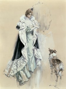 Viimeiset ohjeet, 1902 (wc, guassi ja kynä paperille)