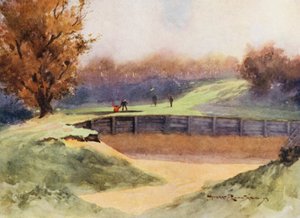 Golfkentät: Northwood, "Death or Glory" , kahdeksas reikä (värilitografia).