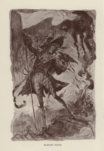 Charles Dickensin Barnaby Rudge -kirjan kuvitus (litografia)