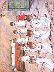 Hänen rakkaat pikkuketut, kahdeksan, yhdeksän ja kymmenen, 1920