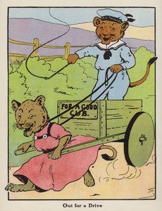Out for a Drive (väri litho) tekijältä Harry B Neilson