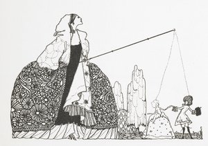 Nainen nukkemestarina. tekijältä Harry Clarke