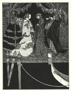Edgar Allan Poe: The Assignation (litografia) tekijältä Harry Clarke