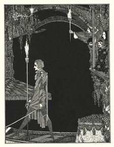 Edgar Allan Poe: The Assignation (litografia) tekijältä Harry Clarke