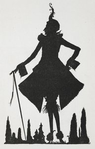 Kuvitus tarinalle "Riquet with the tuft". tekijältä Harry Clarke