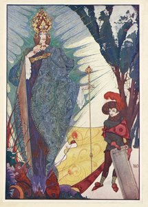 Lumikuningatar. Kay ja Lumikuningatar. tekijältä Harry Clarke