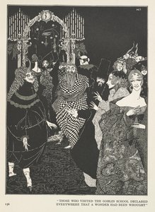 Lumikuningatar. Ne, jotka vierailivat Goblin Schoolissa, ilmoittivat kaikkialla, että ihme oli tehty. tekijältä Harry Clarke