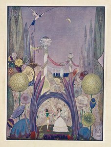 Peukalo Hänen pitäisi olla kaikkien kukkien kuningatar. tekijältä Harry Clarke