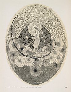 Tulevaan kevääseen. "Taikaavaimella... avaamalla ruusut pitävät silmut". tekijältä Harry Clarke