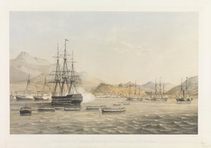 Chusanin saaren valtaaminen brittien toimesta 5. heinäkuuta 1840 tekijältä Harry Francis Darell