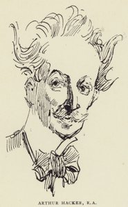 Arthur Hacker, RA tekijältä Harry Furniss