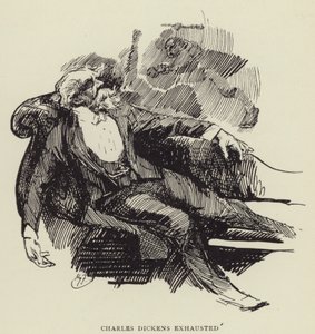 Charles Dickens väsynyt tekijältä Harry Furniss