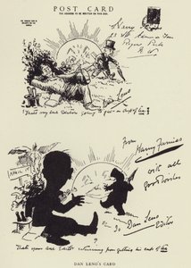 Dan Lenos -kortti tekijältä Harry Furniss