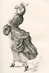 Kuvitus Charles Dickensin romaanille Barnaby Rudge tekijältä Harry Furniss