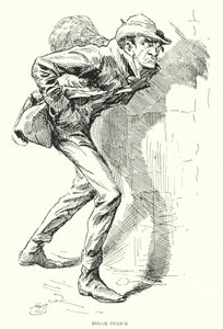 Charles Dickensin kuvitus suurille odotuksille (litho) tekijältä Harry Furniss