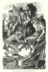 Charles Dickensin kuvitus suurille odotuksille (litho) tekijältä Harry Furniss
