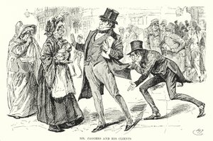 Charles Dickensin kuvitus suurille odotuksille (litho) tekijältä Harry Furniss
