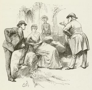 Lewis Carrollin kuvitus Sylvielle ja Brunolle tekijältä Harry Furniss