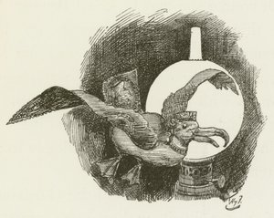 Lewis Carrollin kuvitus Sylvielle ja Brunolle tekijältä Harry Furniss