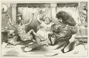 Lewis Carrollin kuvitus Sylvielle ja Brunolle tekijältä Harry Furniss