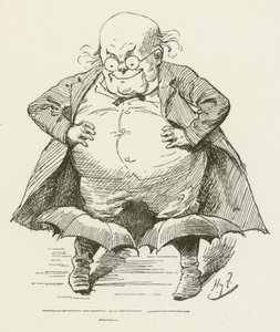 Lewis Carrollin kuvitus Sylvielle ja Brunolle tekijältä Harry Furniss