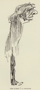 John Ruskin ja Whistler tekijältä Harry Furniss