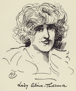 Lady Alma Tadema tekijältä Harry Furniss