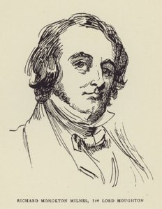 Richard Monckton Milnes, ensimmäinen lordi Houghton tekijältä Harry Furniss
