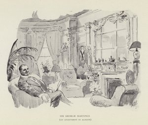 Sir George Hastings, asunto Albanyssa tekijältä Harry Furniss