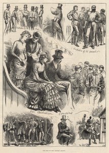 Krikettikauden päättyminen (kaiverrus) tekijältä Harry Furniss