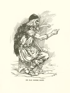 Vanhan norjan bardi (kaiverrus) tekijältä Harry George Theaker