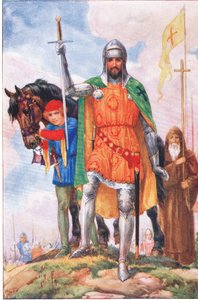 Alicantaran suurmestari ja erakko (Alcantaran suurmestarista), kuvitus teoksesta 