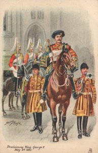 Kuningas George V:n julistaminen tekijältä Harry and Arthur Charles Payne