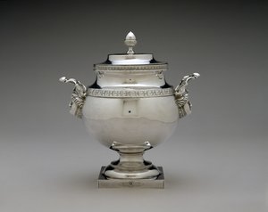 Sugar Bowl, c. 1810-1835 (hopea) tekijältä Harvey Lewis