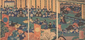 Tapaaminen ulkomaisten arvohenkilöiden kanssa, 1867 Meiji 1.