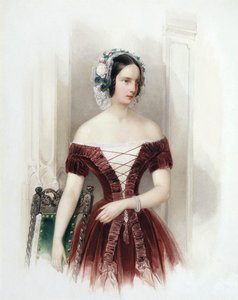 Venäjän suurherttuatar Aleksandra Nikolajevna, 1825-1844, c1840.